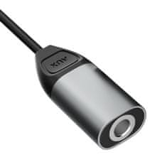 DUDAO L17 adapter Lightning / 3.5mm mini jack, siva