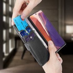 Dux Ducis Kado knjižni usnjeni ovitek za Samsung Galaxy Note 20, črna