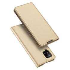 Dux Ducis Skin Pro knjižni usnjeni ovitek za Samsung Galaxy A42 5G, zlato