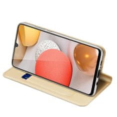 Dux Ducis Skin Pro knjižni usnjeni ovitek za Samsung Galaxy A42 5G, zlato