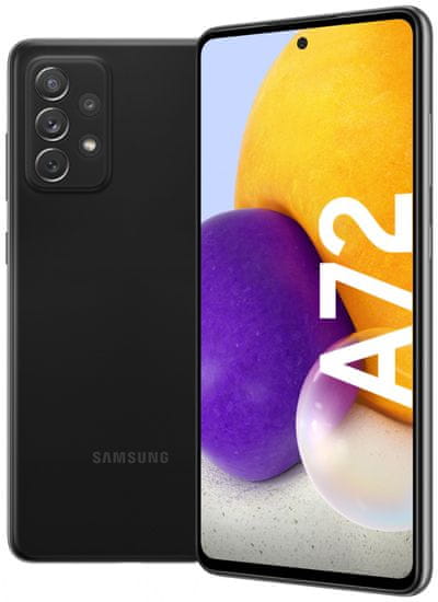 Samsung Galaxy A72 mobilni telefon, 6 GB/128 GB, črn