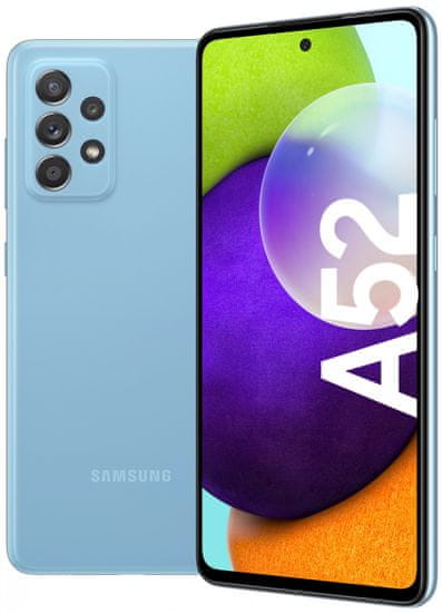 Samsung Galaxy A52 mobilni telefon, 6 GB/128 GB, moder