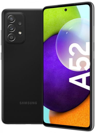 Samsung Galaxy A52 mobilni telefon, 8 GB/256 GB, črn