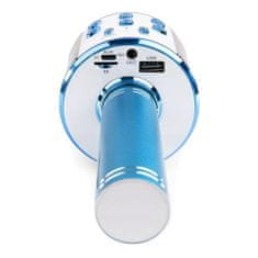 MG Bluetooth Karaoke mikrofon z zvočnikom, modra