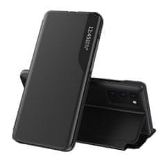 MG Eco Leather View knjižni ovitek za Samsung Galaxy A52 5G/4G, črna