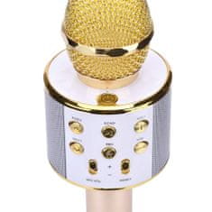 MG Bluetooth Karaoke mikrofon z zvočnikom, zlato
