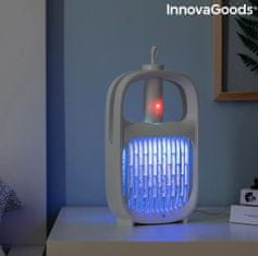 InnovaGoods Swateck polnilna svetilka za odganjanje komarjev + lopar 2v1