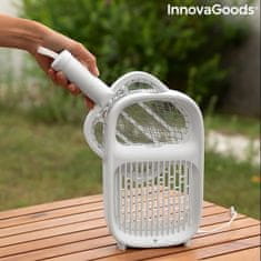 InnovaGoods Swateck polnilna svetilka za odganjanje komarjev + lopar 2v1