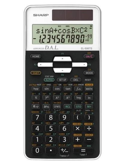 Sharp EL506TSWH tehnični kalkulator, črna-bela