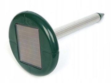 Solarni odganjalec glodalcev (voluharjev, krtov, miši), kovinski