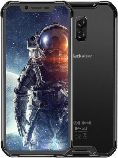 Blackview BV9600 Pro pametni telefon, 6 GB/128 GB, črn