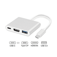 Maclean Adapter USB-C 3.0 na HDMI / USB / USB-C MCTV-840