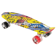 Enero Pennyboard deska 56 cm z LED kolesi, JOKER S-128