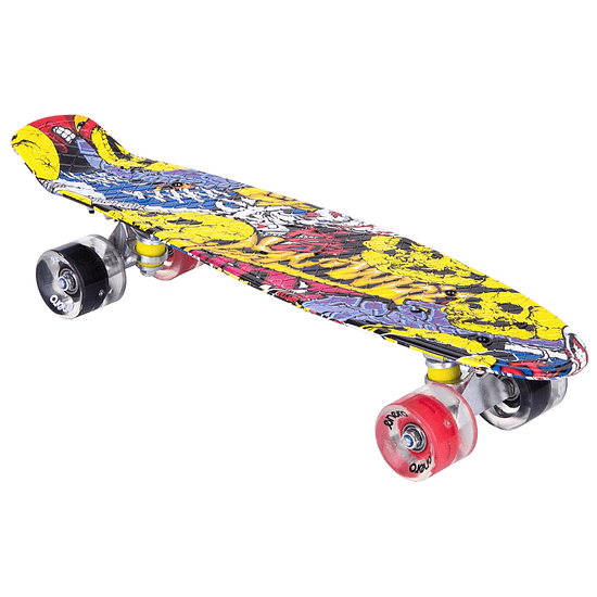 Enero Pennyboard deska 56 cm z LED kolesi, JOKER S-128