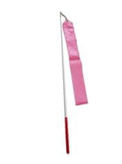 EFFEA Gimnastični trak + palica - temno roza