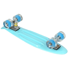 Enero Pennyboard deska 56 cm z LED kolesi, BLUE KING S-123