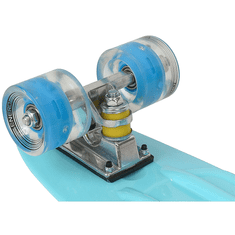 Enero Pennyboard deska 56 cm z LED kolesi, BLUE KING S-123