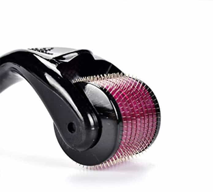 Netscroll Iglični valjček za obnovo kože obraza, valjček z iglicami iz kirurškega jekla, pomlajevanje kože, zmanjšanje gub in aken, 540 iglic, RollerStar