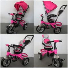 R-Sport Večnamensko trikolesno kolo 3v1 T3 Pink
