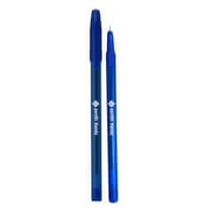 Astra 10 kosov - ZENITH Handy, kroglično pero za enkratno uporabo 0,7 mm, modro s pokrovčkom, 201318007