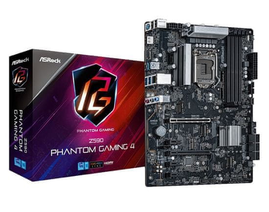 ASRock Z590 Phantom Gaming 4 osnovna plošča, LGA1200, ATX