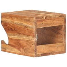 Vidaxl Stensko stojalo za kolo 35x25x25 cm trden akacijev les