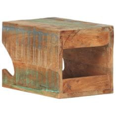 Vidaxl Stensko stojalo za kolo 35x25x25 cm trden predelan les