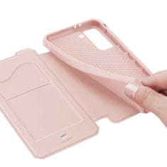 Dux Ducis Skin X knjižni usnjeni ovitek za Samsung Galaxy S21 Plus 5G, roza