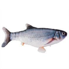 Duvo+ Catch `n play fish 28x13x5cm interaktivna mačja igrača premikajoča se riba