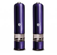 Berlingerhaus Električni mlinček za poper in sol 2 kosa Purple Metallic Line BH-9289