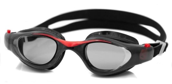 CALTER Maori Junior plavalna očala, črno-rdeča
