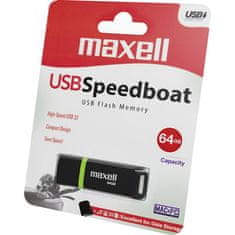 Maxell USB Flash Drive Maxell FD 64GB 3.1 Speedboat črn
