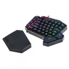 Redragon Diti K585 enoročna mehanska tipkovnica, RGB - rabljeno