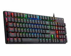 Redragon Shrapnel K589 mehanska tipkovnica, RGB, modra stikala