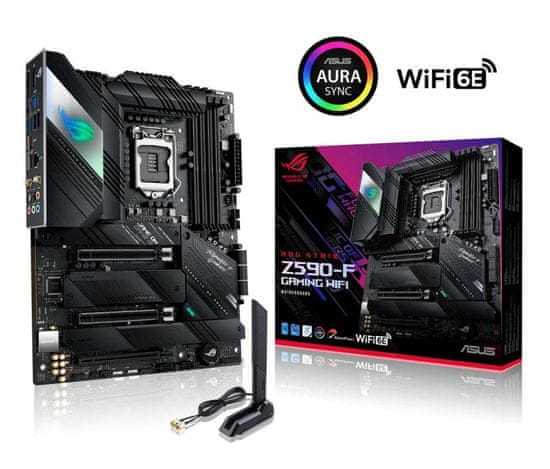 ASUS ROG Strix Z590-F Gaming WiFi osnovna plošča, LGA1200, ATX - Odprta embalaža