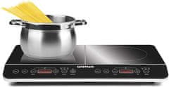 G3 Ferrari Dvojna indukcijska kuhalna plošča Hi-Tech Chef - odprta embalaža