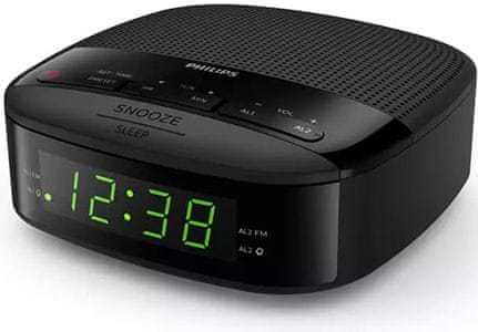 moderna brezžična ura radio philips tar3205 fm radio dab radio led digitalni zaslon vgrajeni gumbi moč 200 mw skupno dremež spanje 2 alarma 10 prednastavitev rezervna baterija omrežje
