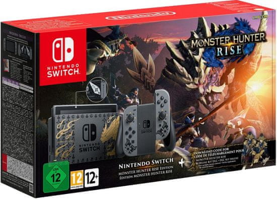 Nintendo Switch Monster Hunter Rise Edition igralna konzola (NSH076)