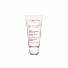 Clarins Večnamenska zaščitna emulzija SPF 50 UV Plus Anti-onesnaževanje (Multi Protection Moisturizing Scree (Odtenek Rose)