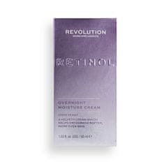 Revolution Skincare Nočna krema za zrelo in občutljivo kožo retinol (Overnight Moisture Cream) 50 ml