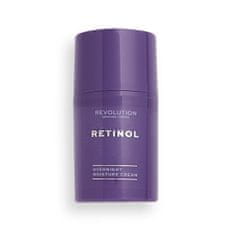 Revolution Skincare Nočna krema za zrelo in občutljivo kožo retinol (Overnight Moisture Cream) 50 ml