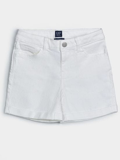 Gap Otroške Kratke hlače white denim midi