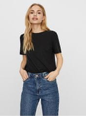 Vero Moda Ženska majica VMAVA 10243880 Black (Velikost XS)