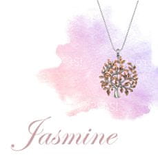 Hot Diamonds Luksuzna srebrna ogrlica z drevesom življenja Jasmine DP701 (veriga, obesek)