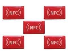 Mave 5 kos robustnih NFC nalepk s čipom NTAG213 in zaščito za na kovino
