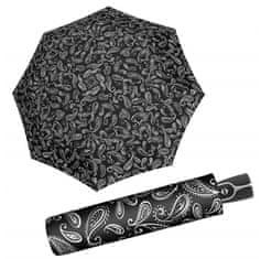 Doppler Ženski zložljivi dežnik Black &white 7441465BW 05