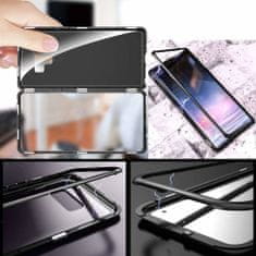 MG Magnetic Full Body Glass magnetno ovitek za Samsung Galaxy A51, črna