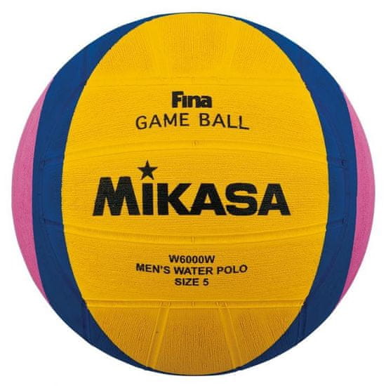 Mikasa Žoga za vodno nogomet MIKASA FINA W6000W rumena/vijolična/rožnata