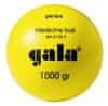Medicinska žoga Gala plastika 1 kg rumena