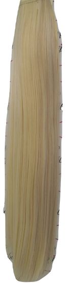 Vipbejba Sintetični čop na trak, raven, zlato blond #613, 50cm/90g